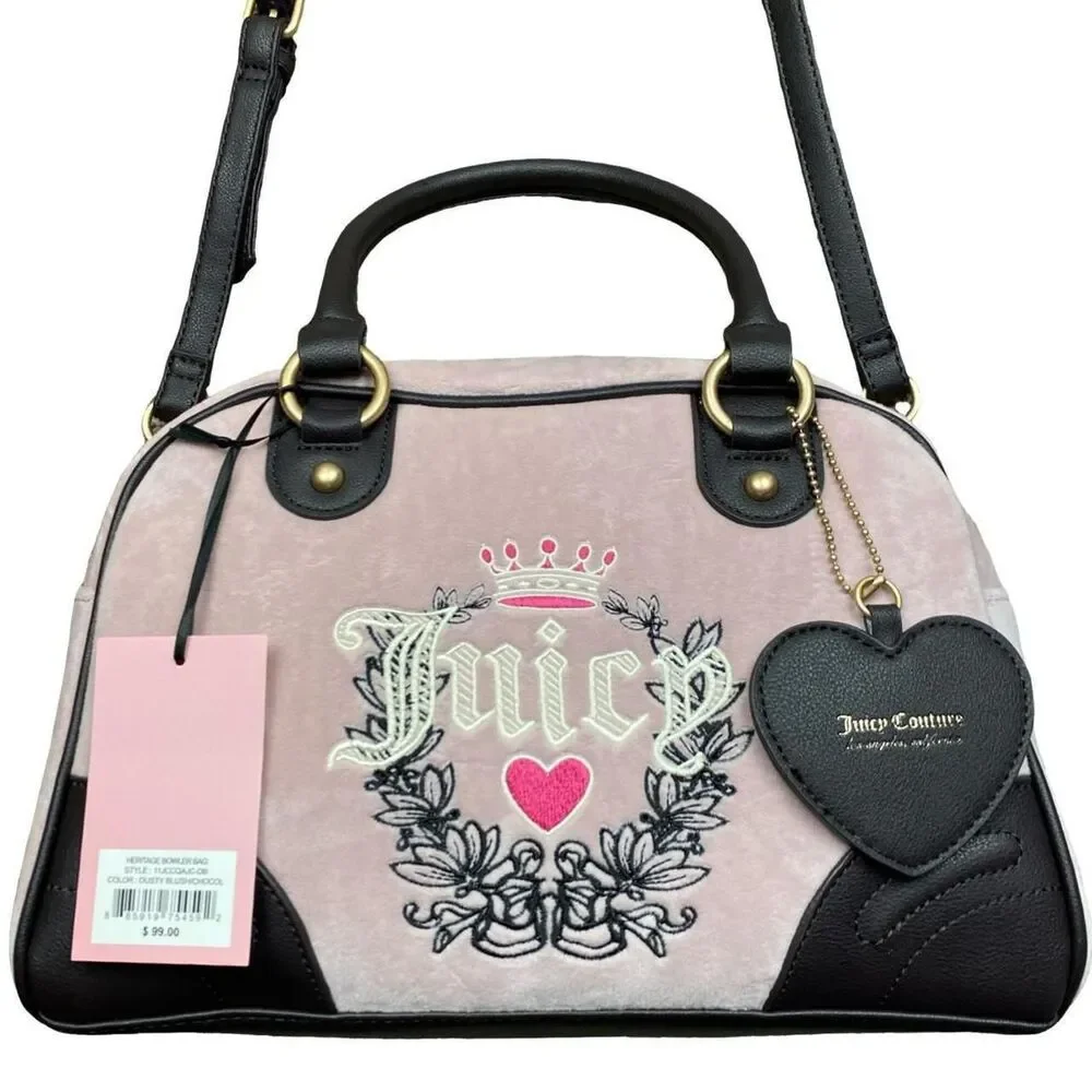 Juicy-couture Women's Pink and Brown Bag